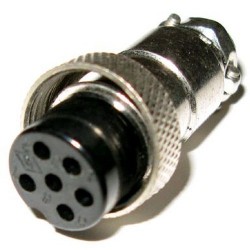 Wtyk mikrofonowy 6 Pin